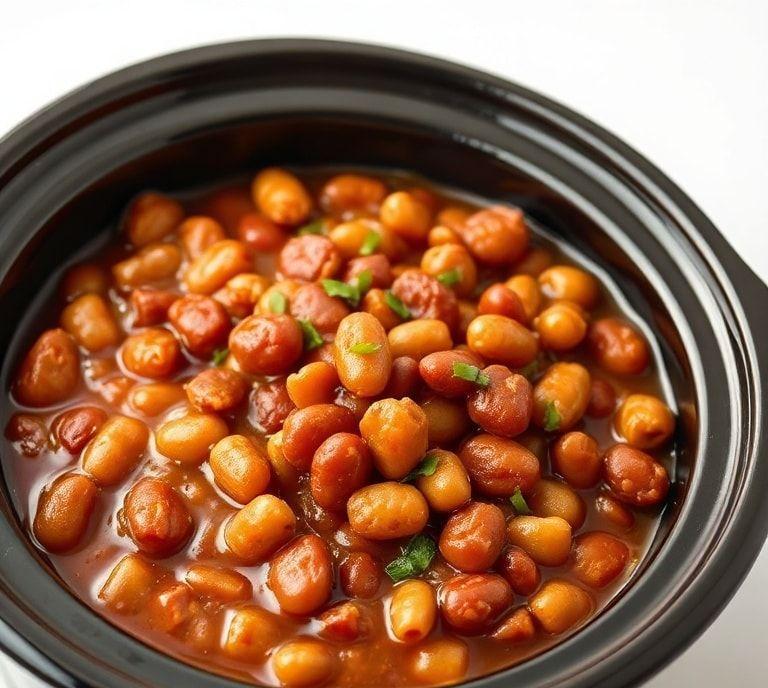 Slow Cooker Baked Beans Using Canned Beans Recipe (Guide)