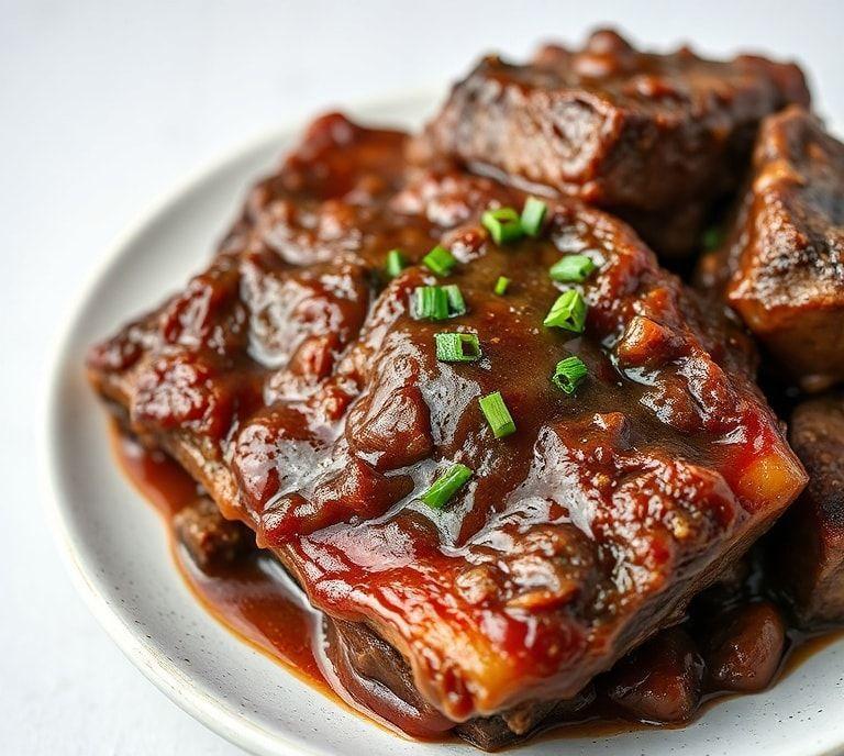 Slow Cooker Barbecue Beef Short Ribs Recipe (Guide)