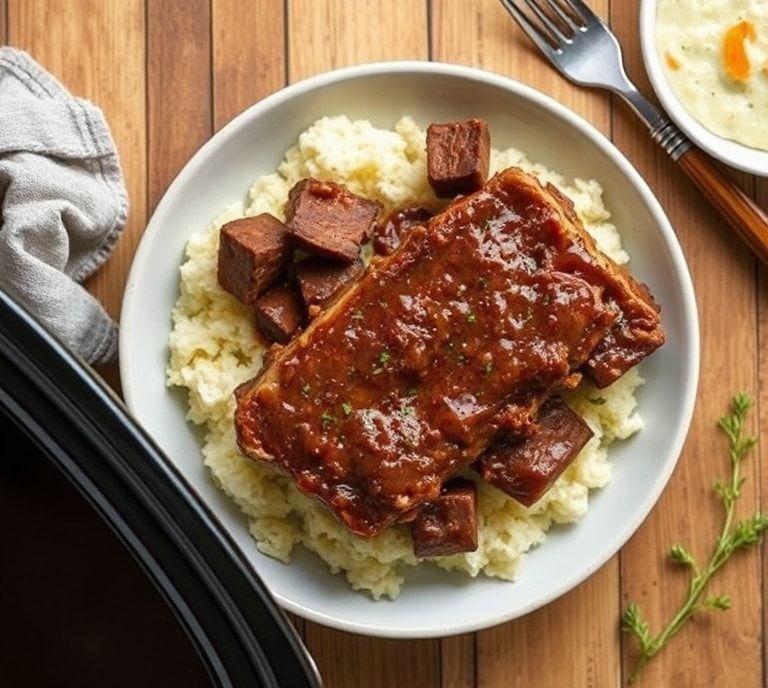 Slow Cooker Beef Ribs Easy Recipe (Guide)
