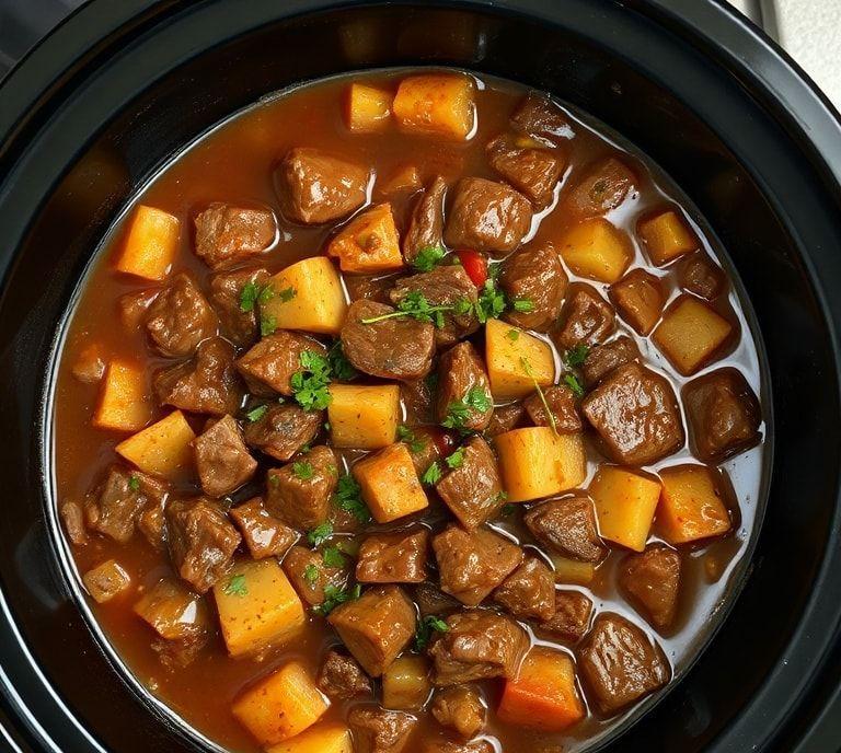 Slow Cooker Beef Stew On Stove Recipe (Guide)