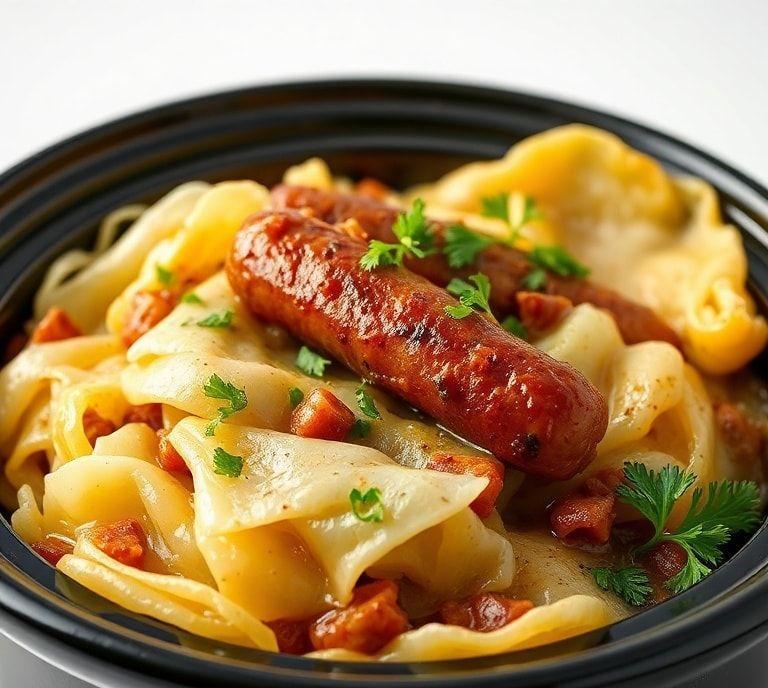 Slow Cooker Cabbage And Sausage Recipe (Guide)