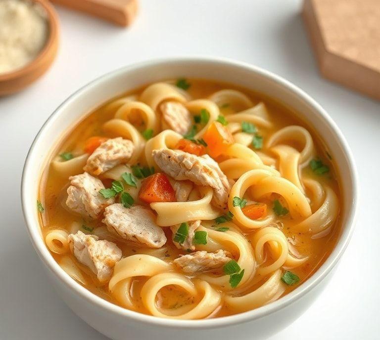 Slow Cooker Chicken Noodle Soup Recipe (Guide)