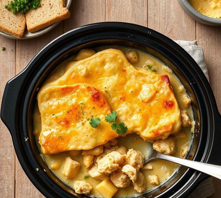 Slow Cooker Chicken Pot Pie Recipe (Guide)