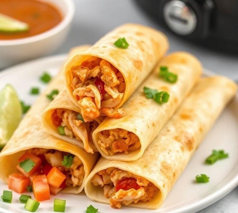 Slow Cooker Chicken Taquitos Recipe (Guide)