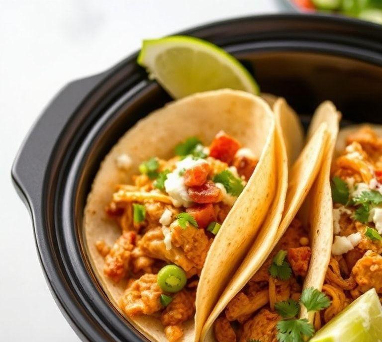 Slow Cooker Chicken Tinga Tacos Recipe (Guide)