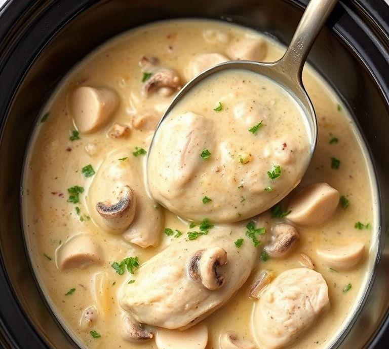 Slow Cooker Chicken With Cream Of Mushroom Soup Recipe (Guide)