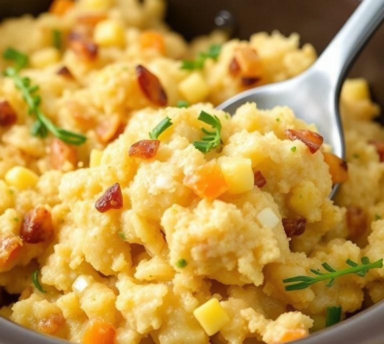 Slow Cooker Cornbread Dressing Recipe (Guide)