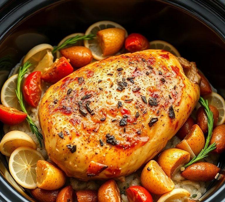 Slow Cooker Greek Chicken Recipe (Guide)