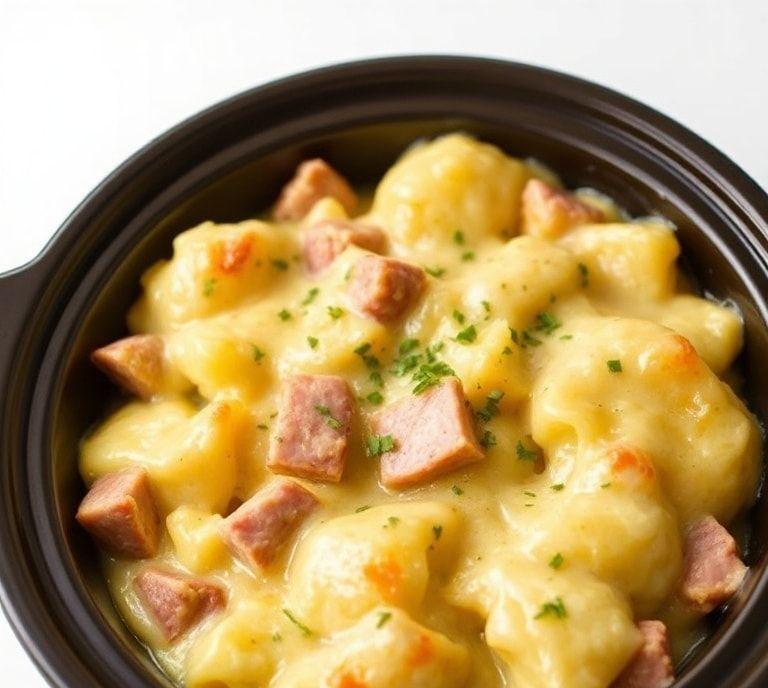 Slow Cooker Ham And Scalloped Potatoes Recipe (Guide)