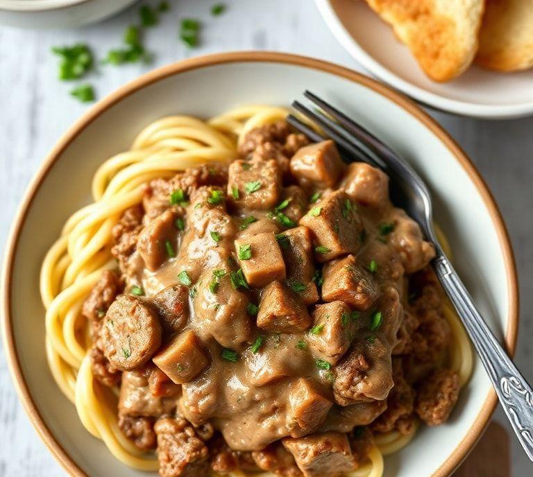 Slow Cooker Hamburger Stroganoff Recipe (Guide)
