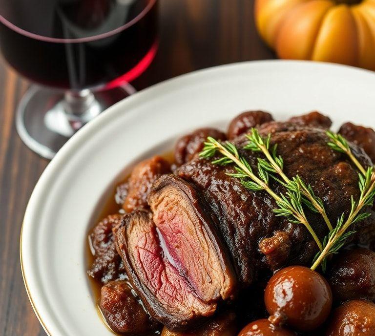 Slow Cooker Pot Roast Red Wine Recipe (Guide)