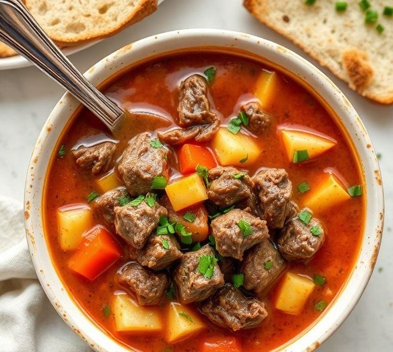Slow Cooker Steak Soup Recipe (Guide)