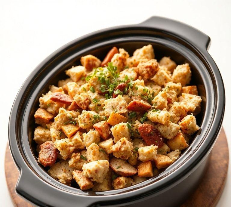 Slow Cooker Stuffing For Turkey Recipe (Guide)