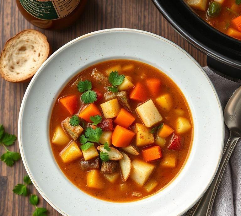 Slow Cooker Vegetable Soup Recipe (Guide)