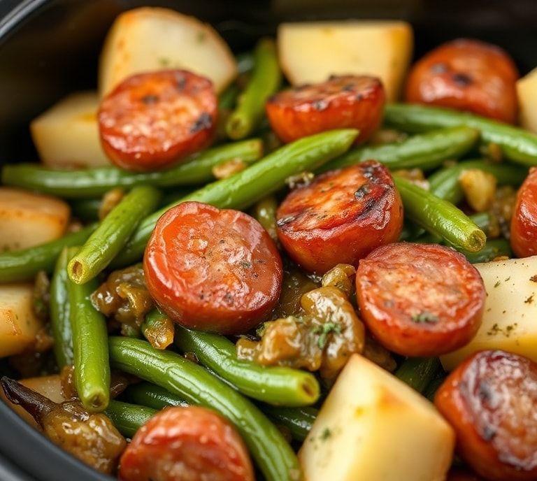 Smoked Sausage Green Beans And Potatoes Slow Cooker Recipe (Guide)
