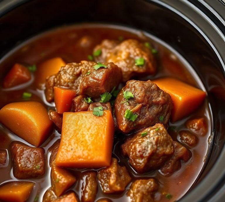 Thick Beef Stew Slow Cooker Recipe (Guide)