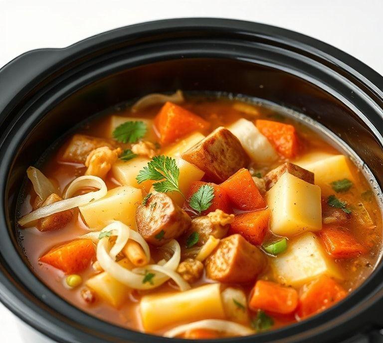 Vegetable Cabbage Soup Slow Cooker Recipe (Guide)