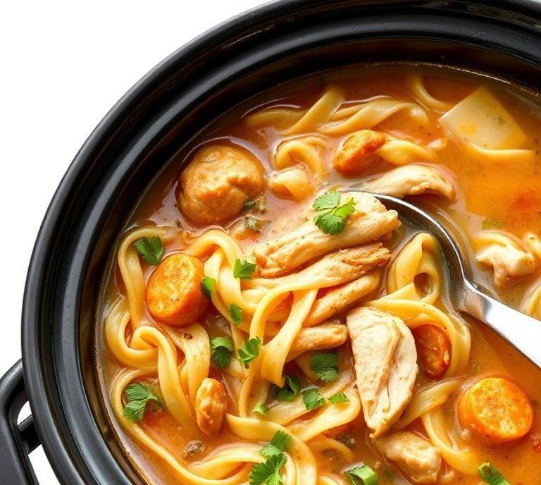 Whole Chicken Noodle Soup Slow Cooker Recipe (Guide)