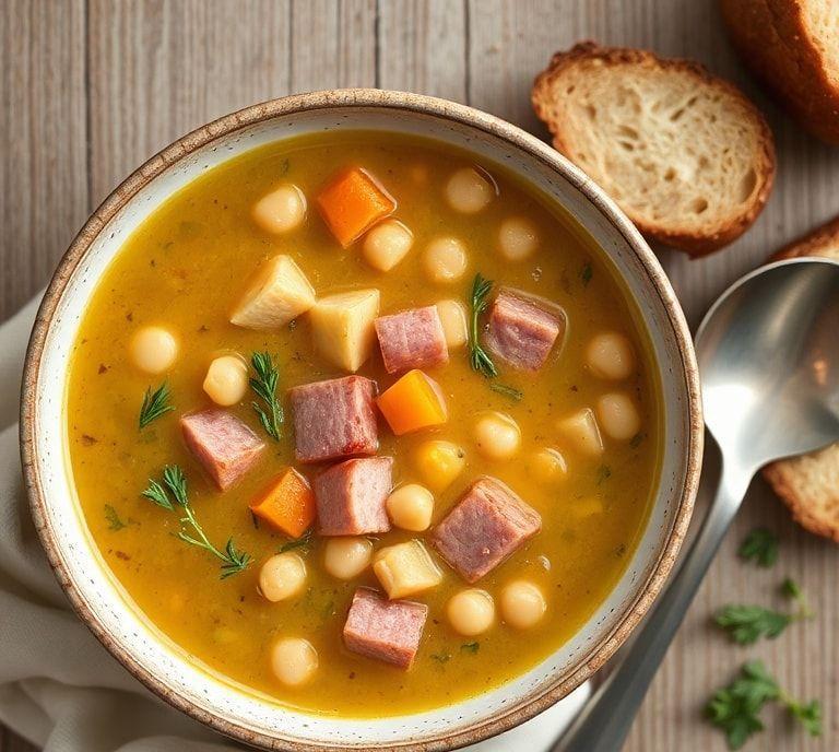 Yellow Split Pea And Ham Soup Slow Cooker Recipe (Guide)